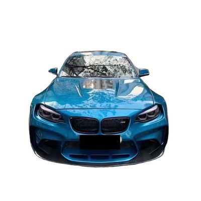 Für BMW F22 F87 2er M2 Body Kit M2 M235 Upgrade IMP Style Vorder- und Rückstoßfänger-Spoiler Breite Karosserie