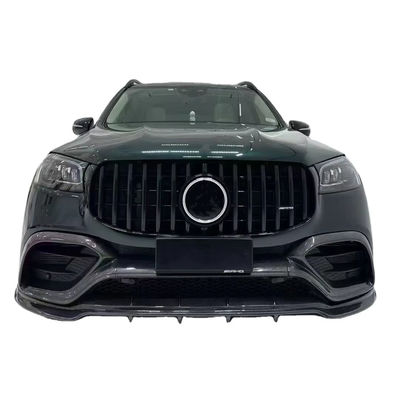 X167 GLS450 Mercedes Benz Body Kit LD Stil Kohlenstofffaser Lippspoiler Kapuze