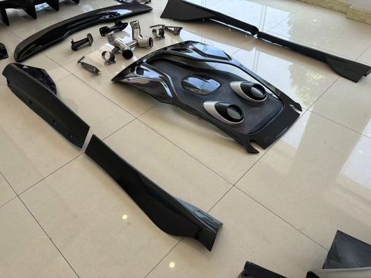 McLaren 540c 570s 570gt Kohlenstofffaserkörper-Kit 540c 570s 570gt Modernisierte 600LT-Style Vorder- und Rückstoßfänger-Spoiler-Kapuze