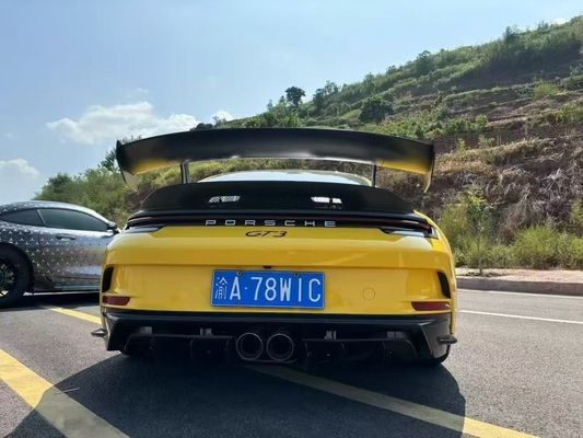 Porsche 992 Karbonfaserkörper Kit 992 GT3-Stil Vorder- und Rückstoßstange Seitenrock Spoilerkapuze