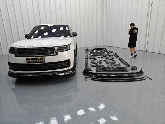 Land Rover Range Rover Karbonfaser-Körper-Kit Range Rover Upgraded Mansory-Stil Vorderlip Diffusor Spoiler Haube Rad Bogen Seitenrock