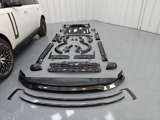 Land Rover Range Rover Karbonfaser-Körper-Kit Range Rover Upgraded Mansory-Stil Vorderlip Diffusor Spoiler Haube Rad Bogen Seitenrock