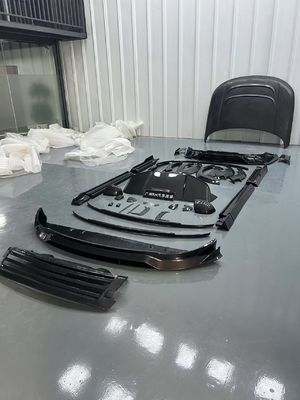Land Rover Range Rover Karbonfaser-Körper-Kit Range Rover Upgraded Mansory-Stil Vorderlip Diffusor Spoiler Haube Rad Bogen Seitenrock