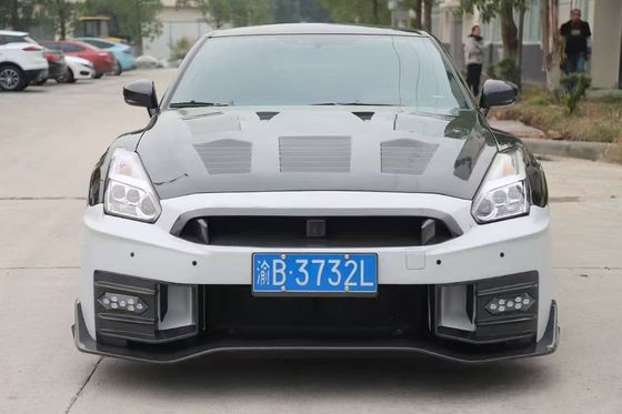 Nissan GTR Kohlenstofffaser-Körper-Kit GTR r35 Modernisiert 2024nismo-Stil Front- und Rückstoßfänger-Spoilern Haubenschutzflügel