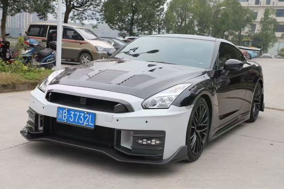 Nissan GTR Kohlenstofffaser-Körper-Kit GTR r35 Modernisiert 2024nismo-Stil Front- und Rückstoßfänger-Spoilern Haubenschutzflügel