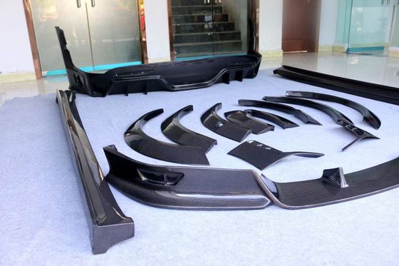 Tesla Modell X Carbon Fiber Body Kit Modell X Carbon Fiber Vorderlip Diffusor Spoiler Haube Rad Bogen breite Körper-Kit