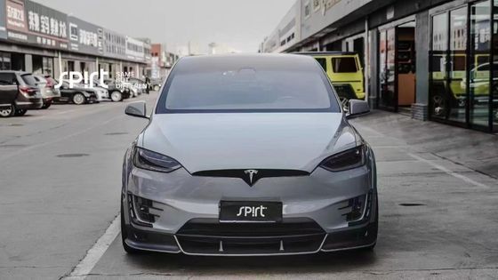 Tesla Modell X Carbon Fiber Body Kit Modell X Carbon Fiber Vorderlip Diffusor Spoiler Haube Rad Bogen breite Körper-Kit