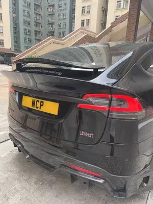 Tesla Modell X Carbon Fiber Body Kit Modell X Carbon Fiber Vorderlip Diffusor Spoiler Haube Rad Bogen breite Körper-Kit