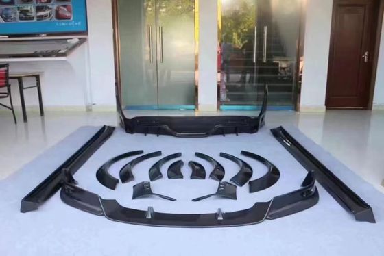 Tesla Modell X Carbon Fiber Body Kit Modell X Carbon Fiber Vorderlip Diffusor Spoiler Haube Rad Bogen breite Körper-Kit