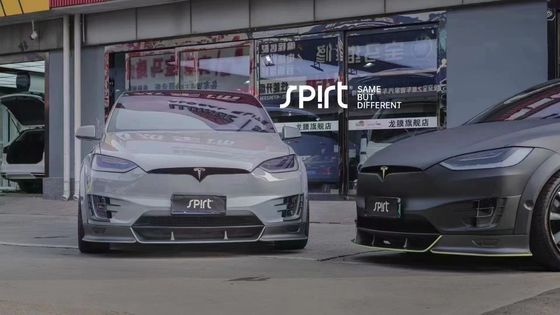 Tesla Modell X Carbon Fiber Body Kit Modell X Carbon Fiber Vorderlip Diffusor Spoiler Haube Rad Bogen breite Körper-Kit