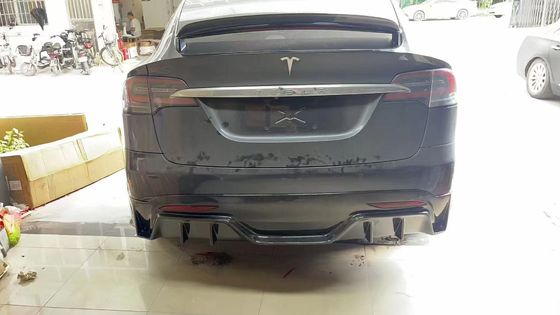 Tesla Modell X Carbon Fiber Body Kit Modell X Carbon Fiber Vorderlip Diffusor Spoiler Haube Rad Bogen breite Körper-Kit