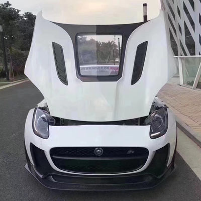 Hochwertige Kohlenstofffaser F-Typ Kohlenstofffaser Hood für Jaguar F-Typ Upgrade IMP Style Hood