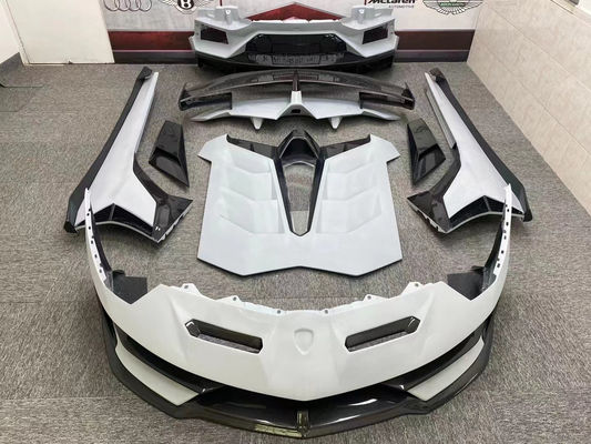 Für Lamborghini Aventador LP700 LP720 Carbon Fiber Body Kit Aventador Upgraded SVJ Style Vorder- und Rückstoßfänger Spoiler Body Kit