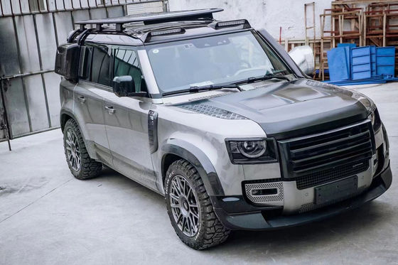 Kohlenstofffaser Hood für Land Rover Defender Kohlenstofffaser Material Defender Upgraded SVR Style Cover