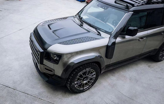 Kohlenstofffaser Hood für Land Rover Defender Kohlenstofffaser Material Defender Upgraded SVR Style Cover