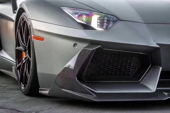 Für Lamborghini LP700 Carbon Fiber Body Kit LP700 Upgrade VORs Stil Carbon Fiber Front Lip Diffuser Spoiler