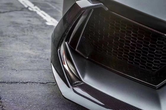 Für Lamborghini LP700 Carbon Fiber Body Kit LP700 Upgrade VORs Stil Carbon Fiber Front Lip Diffuser Spoiler