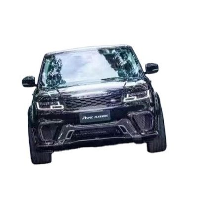 Runde ASPEC Style CF&amp; FRP Wide Body Kit Front Bumper Hinter Bumper Seitenschutz für Land Rover RANGE ROVE SPORT 2014-2017