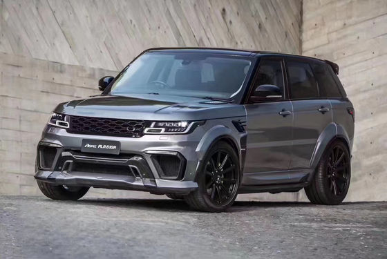 Runde ASPEC Style CF&amp; FRP Wide Body Kit Front Bumper Hinter Bumper Seitenschutz für Land Rover RANGE ROVE SPORT 2014-2017