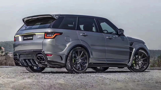 Runde ASPEC Style CF&amp; FRP Wide Body Kit Front Bumper Hinter Bumper Seitenschutz für Land Rover RANGE ROVE SPORT 2014-2017
