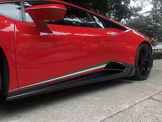 Für Lamborghini LP580 LP610 Kohlenstofffaserkörper Kit LP580 LP610 Upgraded MSY Style Front Lippen Diffuser Spoiler Seitenrock