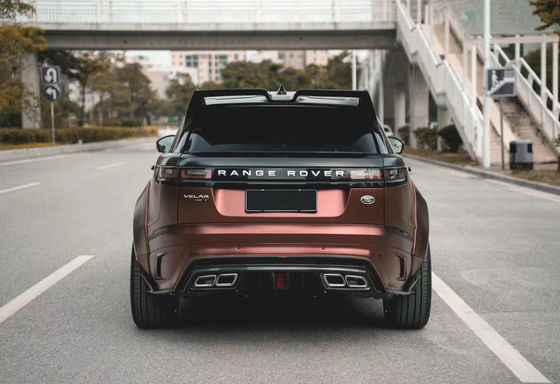 Für Land Rover Velar Karbonfaserkörper-Kit Velar Upgrades LM-Stil Front- und Heckstoßfänger-Spoiler Weitkörper-Kit