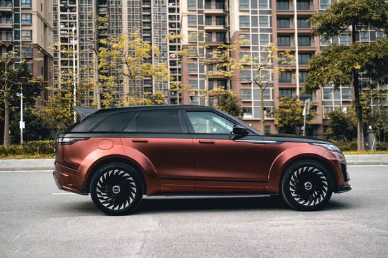 Für Land Rover Velar Karbonfaserkörper-Kit Velar Upgrades LM-Stil Front- und Heckstoßfänger-Spoiler Weitkörper-Kit