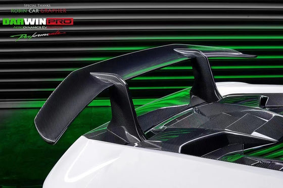 Für Lamborghini LP580 LP610 Kohlenstofffaser-Körper-Kit LP580 LP610 Upgraded LP640-Stil Front und Heck Stoßfänger Spoiler Hood