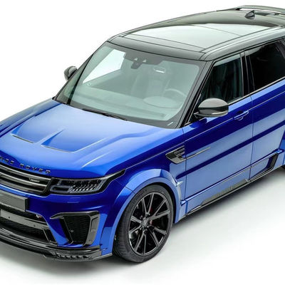 Ersatz Reparatur Land Rover Karosserie-Kit 2017 - 2019 Spoiler Hood Harzfaser Vorderlip