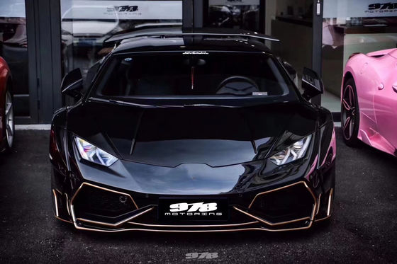Für Lamborghini LP580 LP610 Carbon Fiber Widebody Kit LP580 LP610 Upgraded PD-Stil Front und Heck Stoßfänger Spoiler Widebody