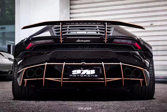 Für Lamborghini LP580 LP610 Carbon Fiber Widebody Kit LP580 LP610 Upgraded PD-Stil Front und Heck Stoßfänger Spoiler Widebody