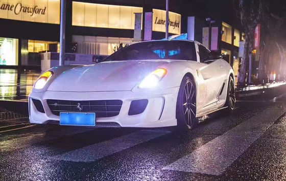 Für Ferrari 599 Body Kit 599 Upgraded VORS Style Front und Heck Stoßfänger Seitenrock Spoiler Kohlenstofffaser Body Kit
