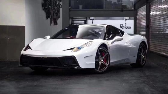 Für Ferrari 458 Kohlenstofffaserkörper-Kit 458 Upgraded VORS Style Vorder- und Hinterstoß-Spoiler-Seitenrock-Körper-Kit