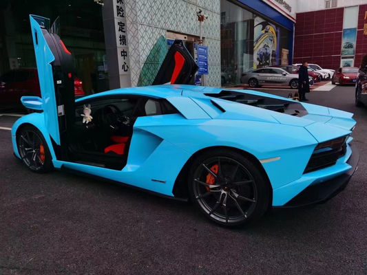 Für Lamborghini Aventador LP700 Kohlenstofffaserkörper-Kit LP740 Style Vorder- und Rückstoßfänger-Spoiler