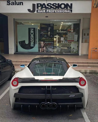 Autoteile für Ferrari 458 Body Kit 458 Upgraded Misha Style Front und Heck Stoßfänger Seitenrock Hood Spoiler Body Kit