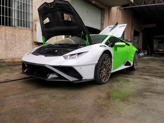 STP Kohlenstofffaserkörper für Lamborghini Huracan LP580 LP610 Kohlenstofffaser Vorder- und Hinterstoßverschütterung