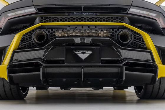 Für Lamborghini STO Carbon Fiber Body Kit STO Upgraded Vors Style Front Lip Diffuser Side Skirt Hood Carbon Fiber Body Kit
