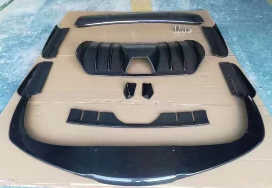 Für Ferrari F430 Body Kit F430 Upgraded HAMANN Style Front Schaufel Diffusor Spoiler Seitenrock F430 Kohlenstofffaser Körper Kit