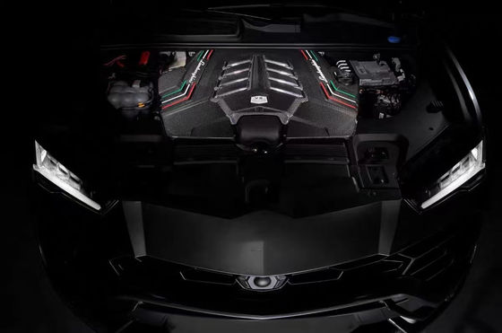 2019 Schwarzer Lamborghini Body Kit Trockener Kohlenstofffaser Motor Innenraum Schutzschild