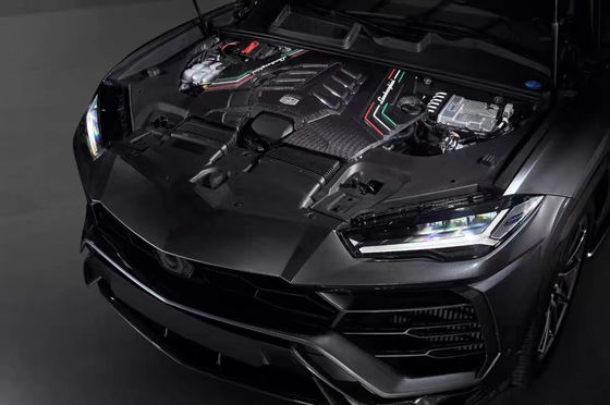 2019 Schwarzer Lamborghini Body Kit Trockener Kohlenstofffaser Motor Innenraum Schutzschild