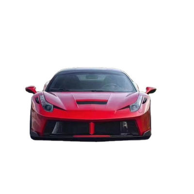 Für Ferrari 458 Kohlenstofffaserkörper-Kit 458 Upgraded PD Style Front und Heck Stoßfänger Spoiler Hood Körper-Kit