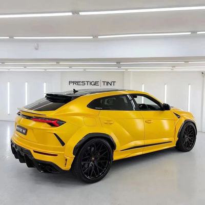 1016 Style Lamborghini Body Kit Urus Kohlenstofffaser Vorderlippen Diffusor Spoiler Kapuze Weiß