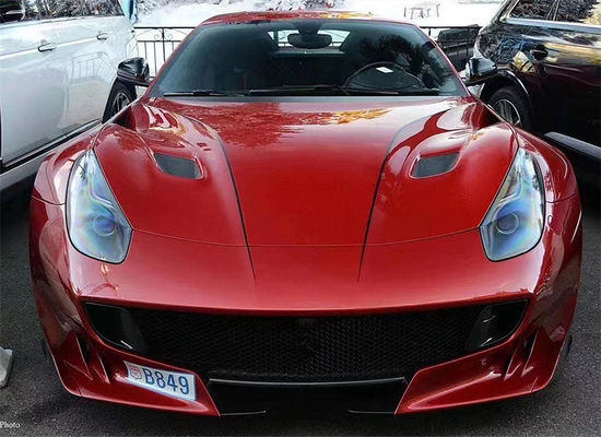 Für den Ferrari F12 Carbon Fiber Hood F12 Upgraded TDF Style Carbon Fiber Hood Body Kit