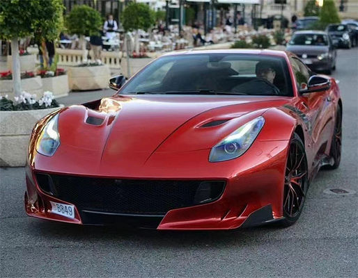Für den Ferrari F12 Carbon Fiber Hood F12 Upgraded TDF Style Carbon Fiber Hood Body Kit