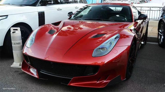 Für den Ferrari F12 Carbon Fiber Hood F12 Upgraded TDF Style Carbon Fiber Hood Body Kit