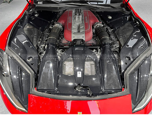 Autoteile für Ferrari 812 Kohlenstofffaser Innenraum 812 Kohlenstofffaser Motor Schlüsselschutz