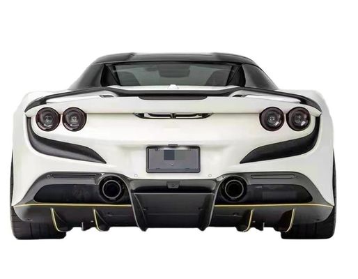 Autoteile für Ferrari F8 Kohlenstofffaserkörper-Kit F8 Upgrade Novi Style Diffuser Kohlenstofffaser Diffuser