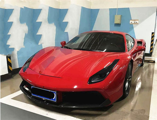 Für den Ferrari 488 Carbon Fiber Body Kit 488 Upgraded Capristo Style Carbon Fiber Front Lip Diffuser Spoiler