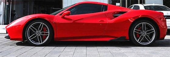 Für den Ferrari 488 Carbon Fiber Body Kit 488 Upgraded Capristo Style Carbon Fiber Front Lip Diffuser Spoiler