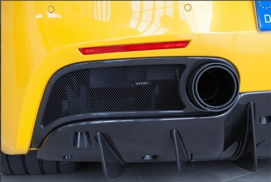 Für den Ferrari 488 Carbon Fiber Body Kit 488 Upgraded Capristo Style Carbon Fiber Front Lip Diffuser Spoiler